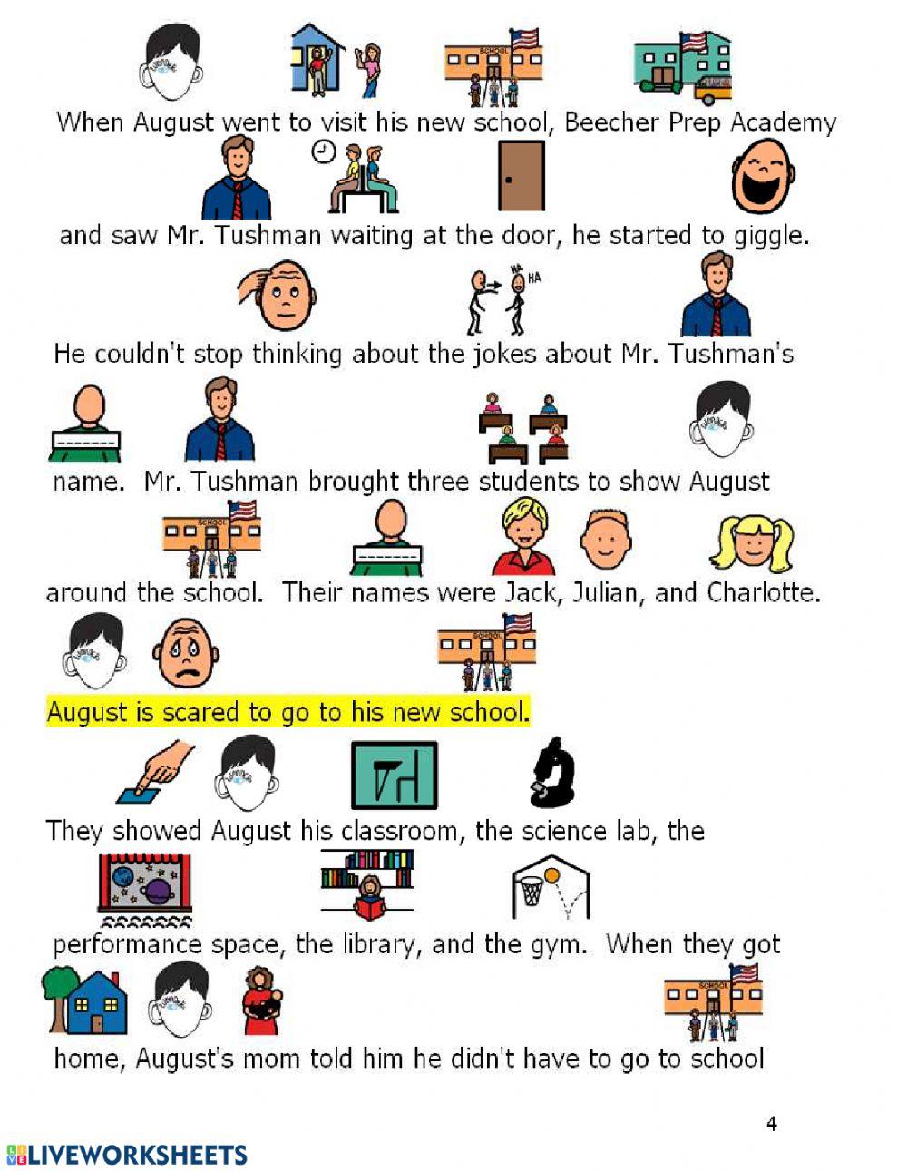 5578162 Wonder by R J Palacio Chapters 1 2 (R) A