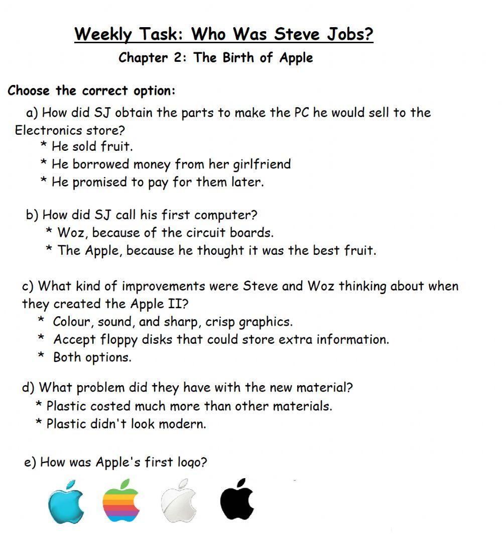 Who was Steve Jobs: Chapter 2