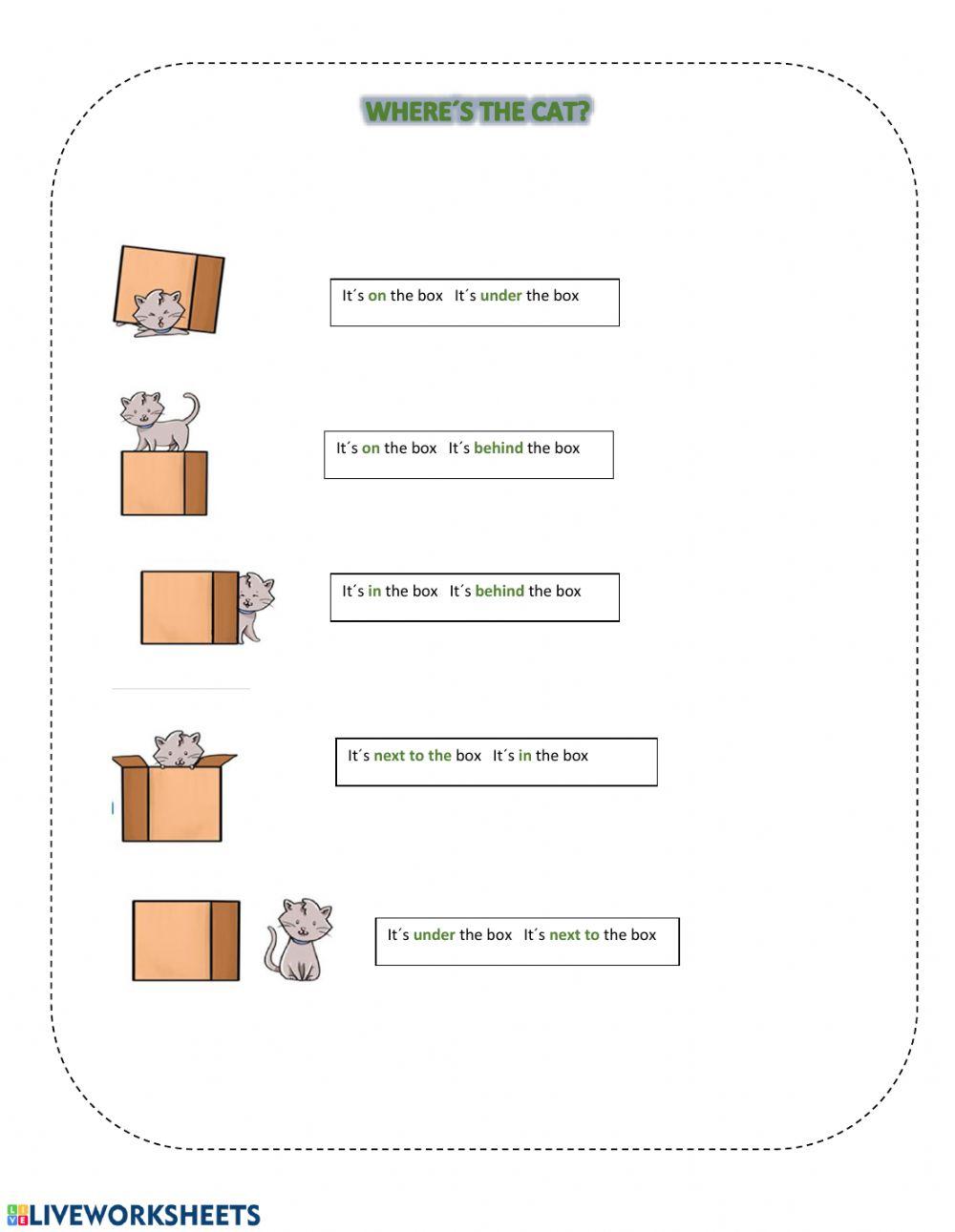 Prepositions of place