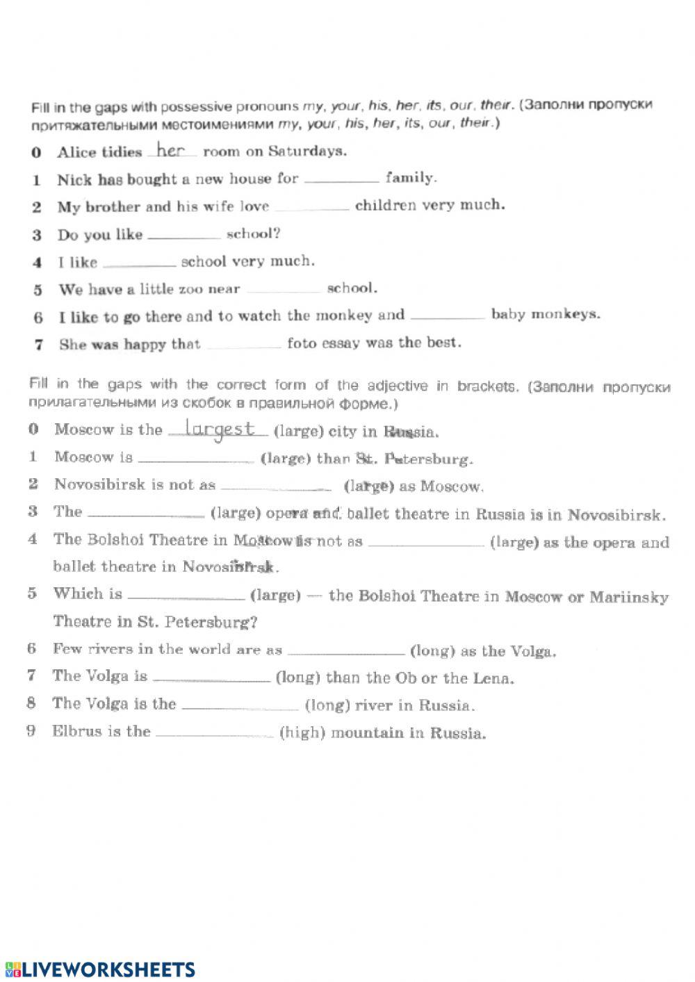 Forward 5. unit 15 worksheet | Live Worksheets