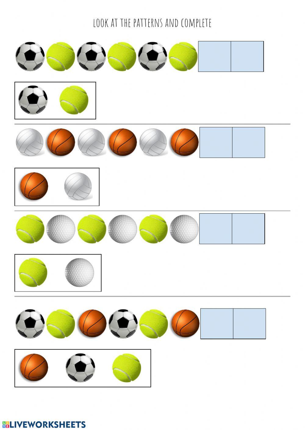 Pattern balls