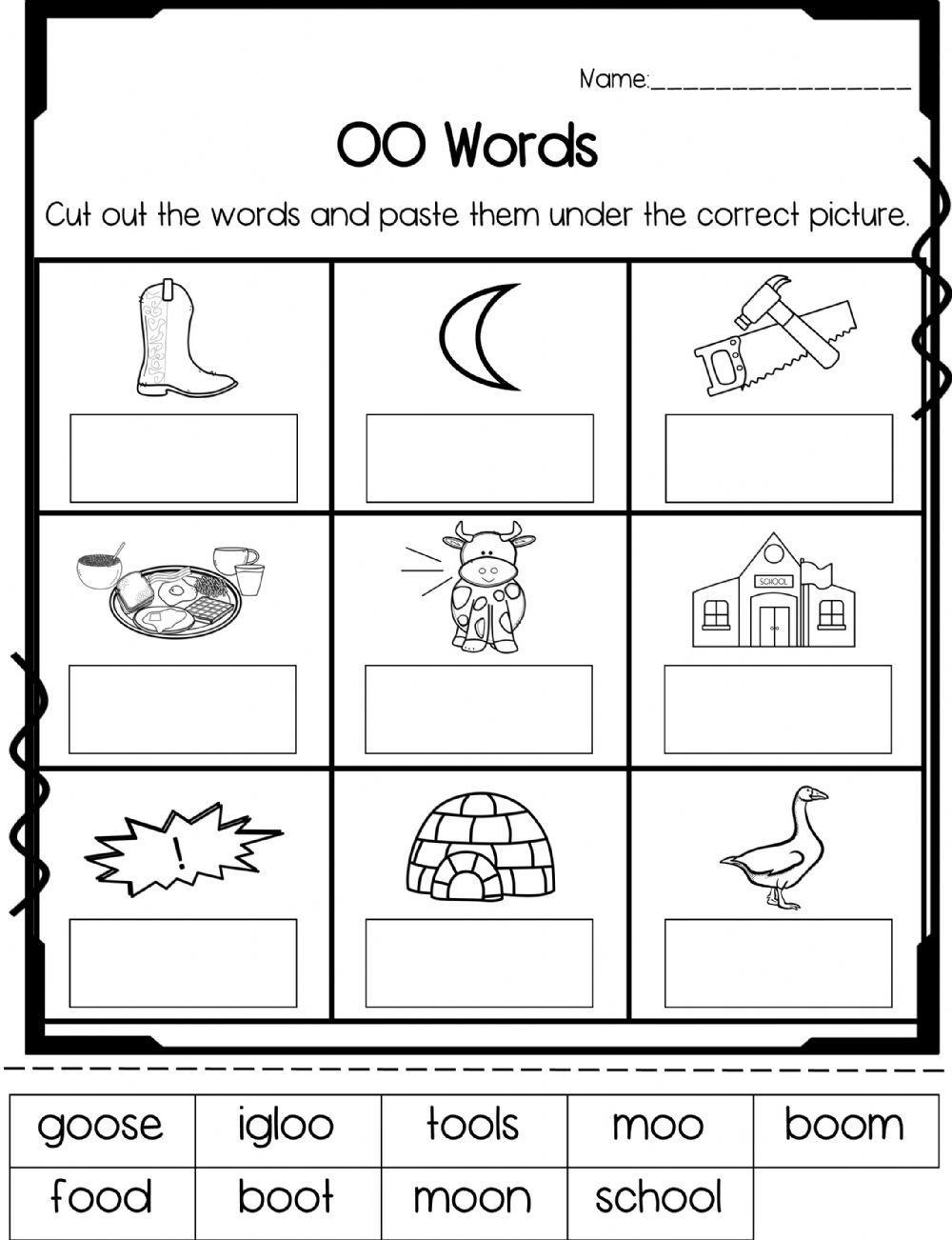 Oo Sound LiveWorksheets 151540 oo-sound-liveworksheets-151540