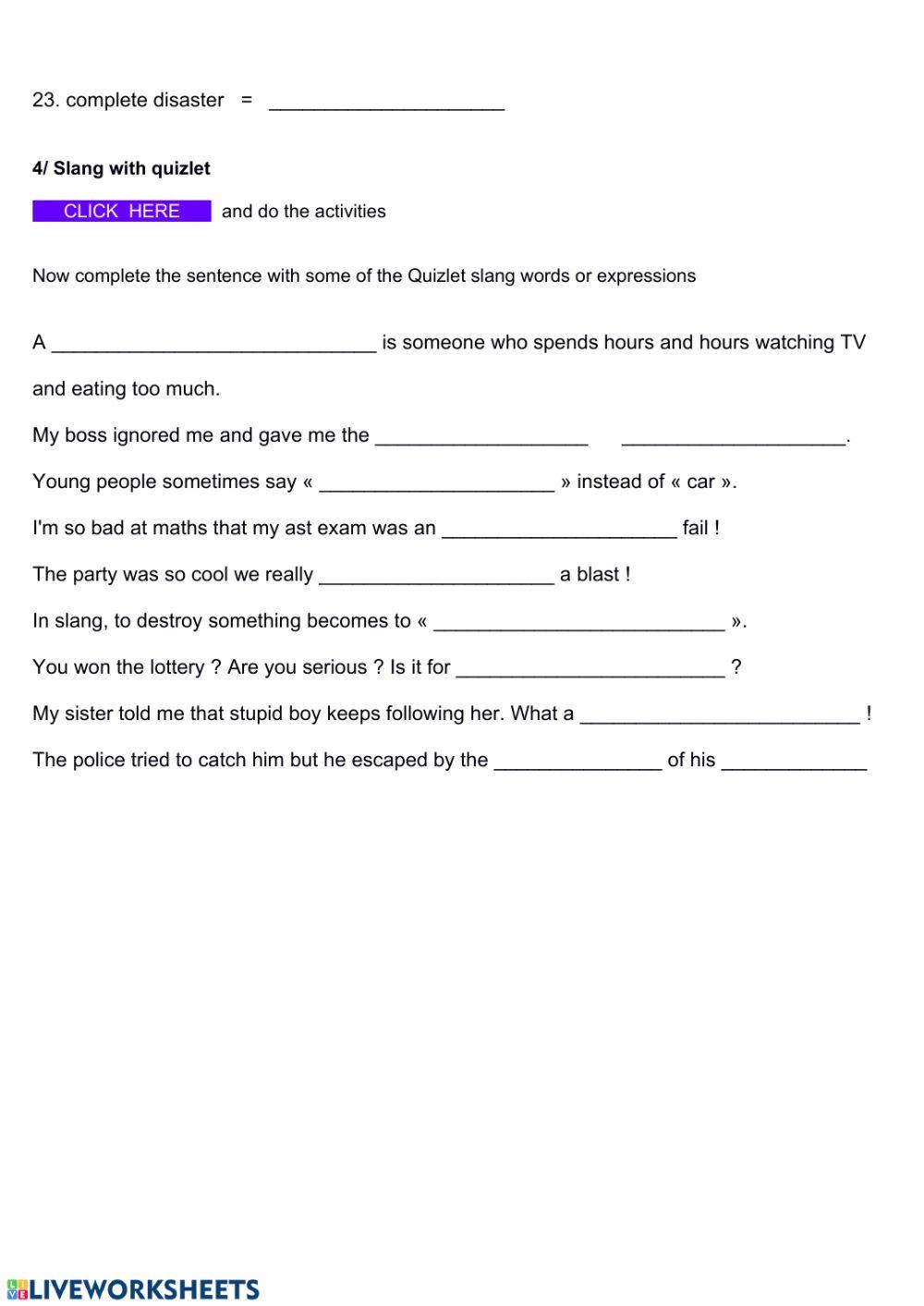 Let's talk about slang with a Tex Avery cartoon.