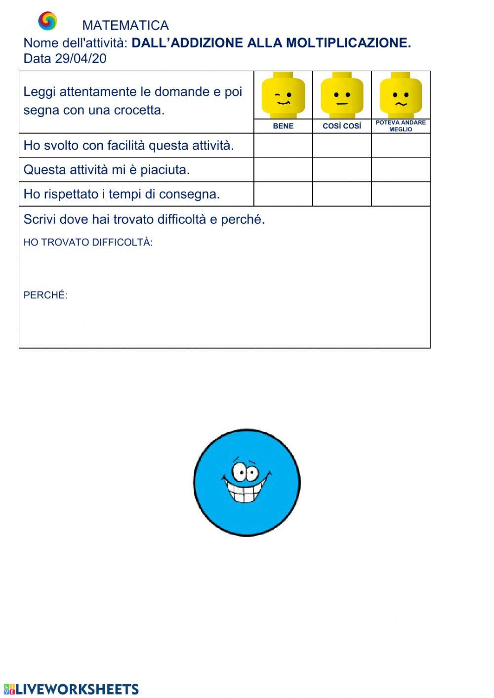 Questionario di autovalutazione