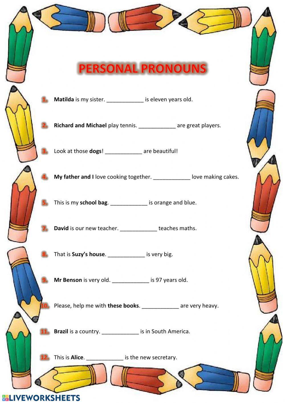 Verb TO BE and Personal Pronouns