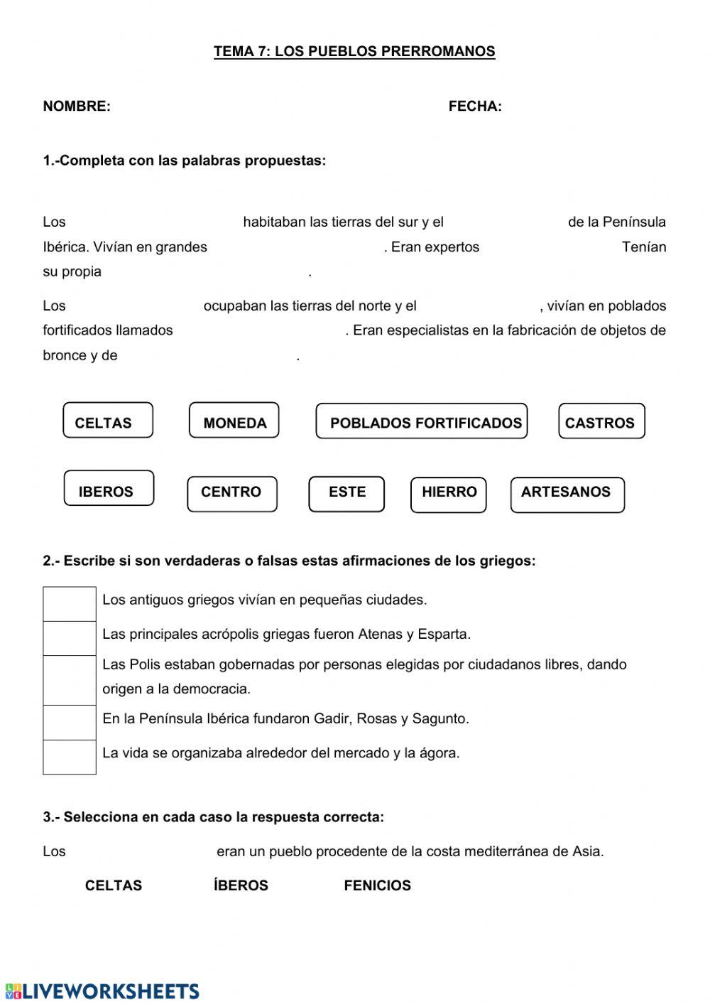 Prueba 7 sociales