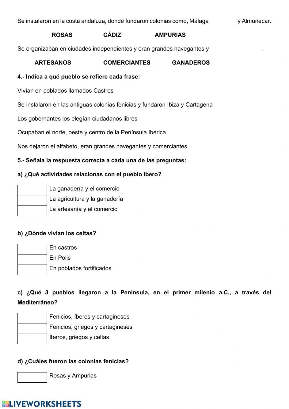 Prueba 7 sociales