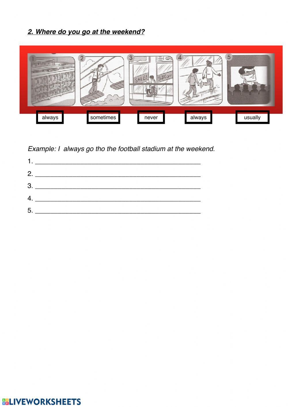 In the city vocabulary