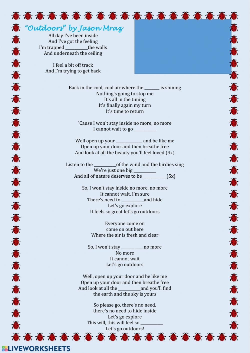 Outdoors by Jason Mraz