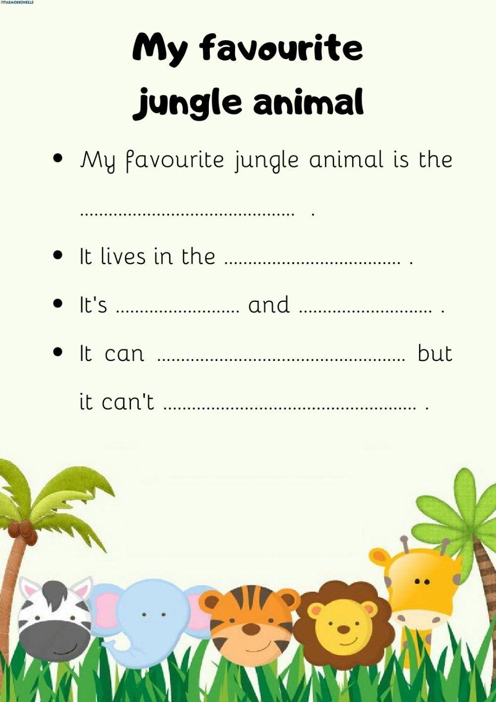 What's your favourite animal? worksheet | Live Worksheets