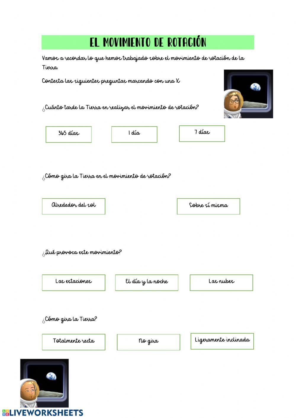 Movimiento de rotación