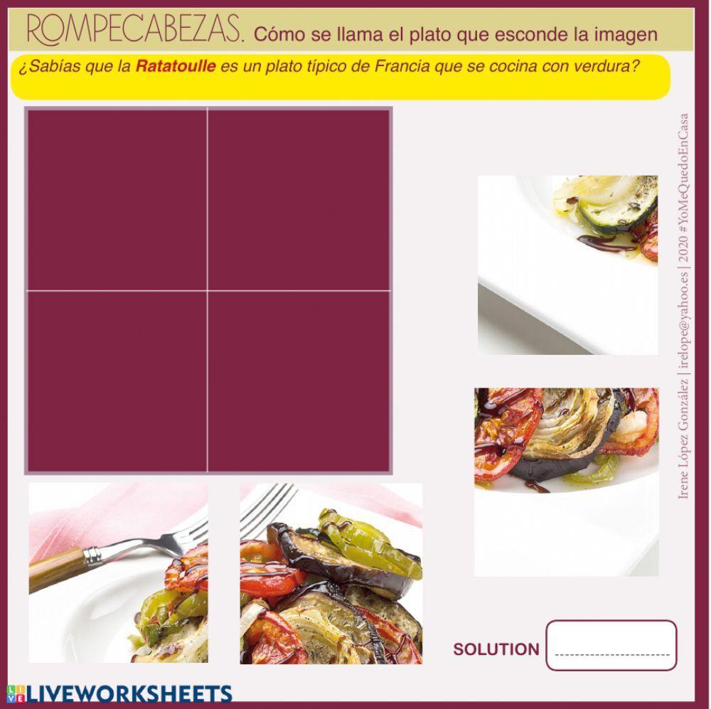 Actividades variadas-Verduras