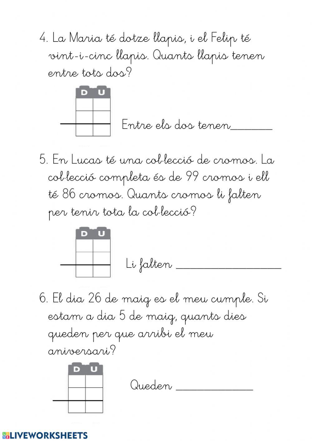 Problemes Problemes