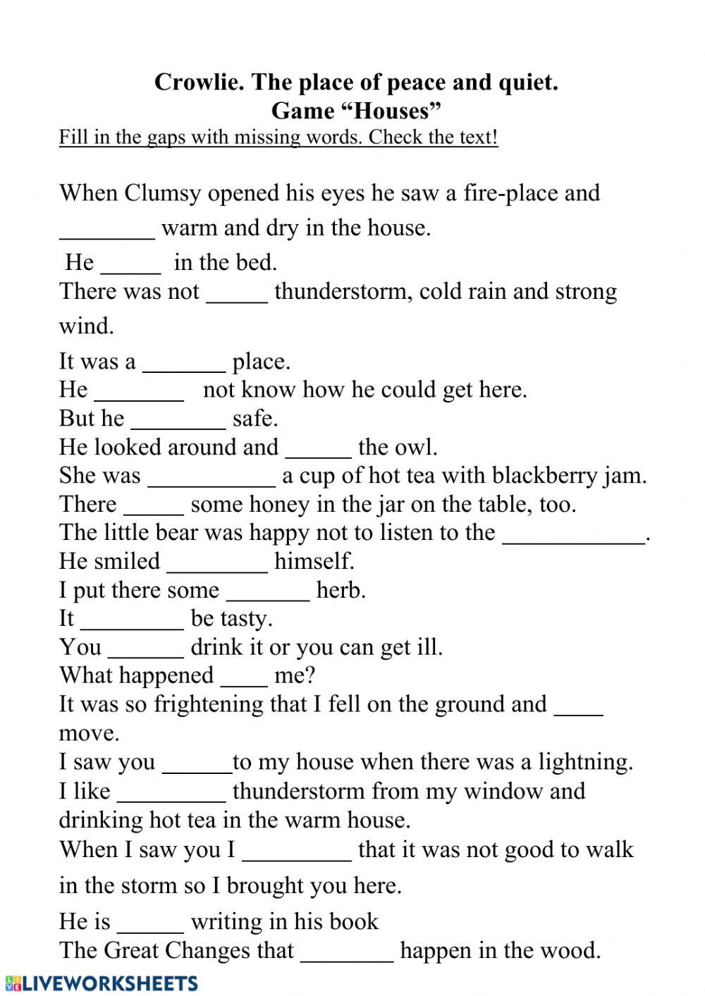 CROWLIE The place of peace and quiet Houses