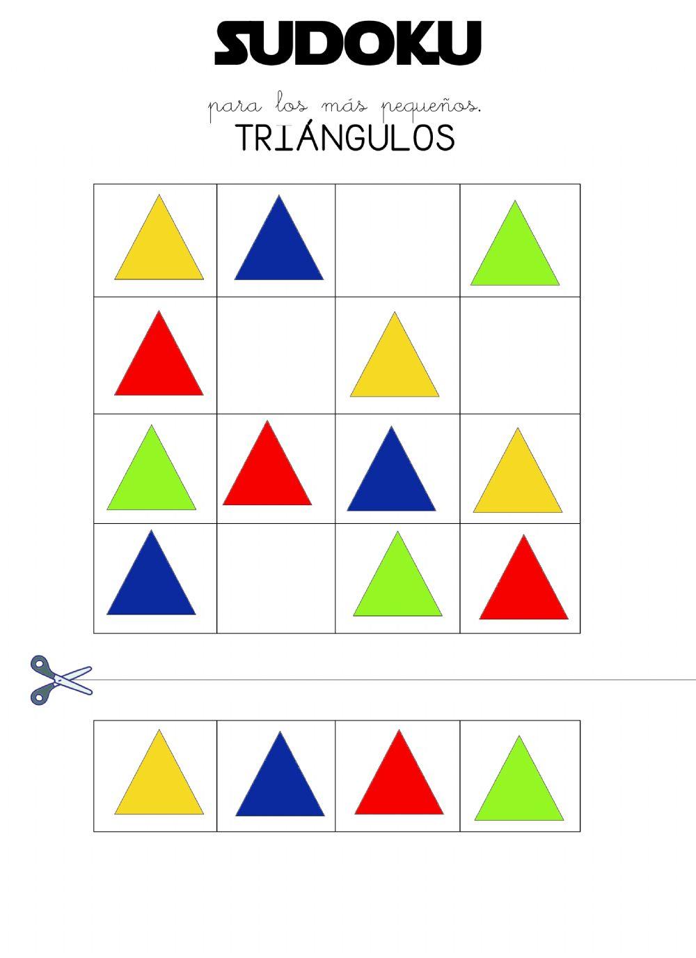 Sudoku triángulos