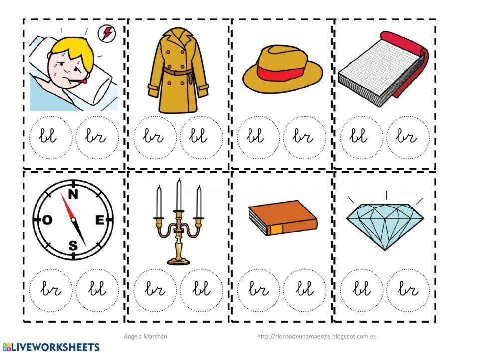 Sílabas trabadas br,bl