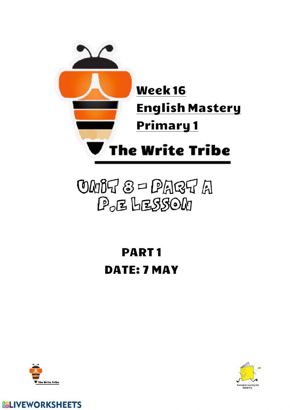 Week 16 e-learning p1 part 1