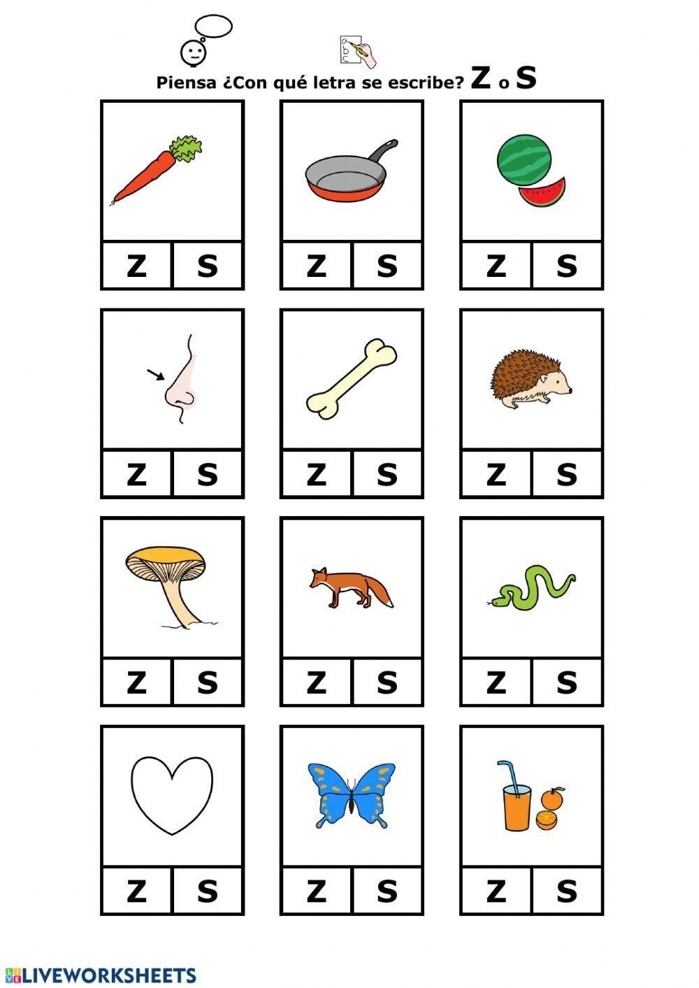 Se escribe con Z o S