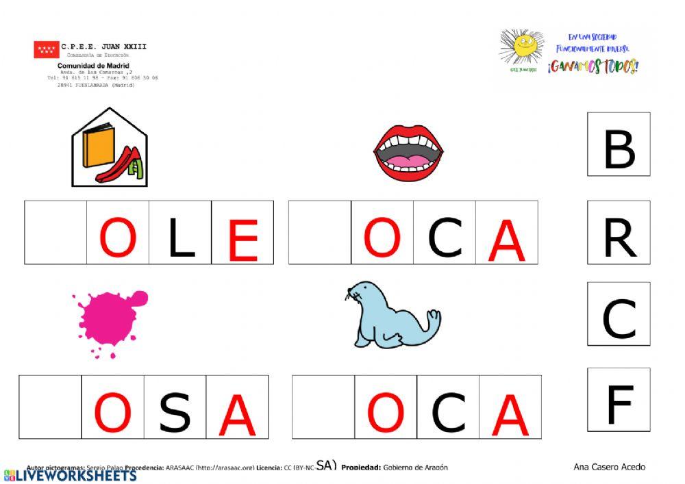 completar con consonantes