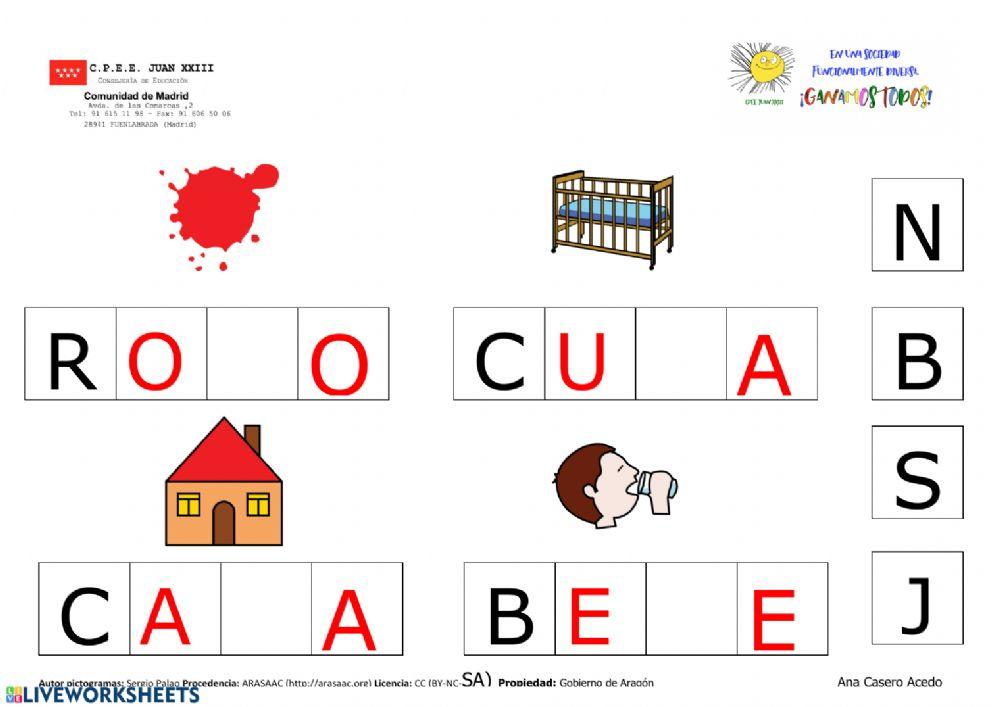 completar con consonantes