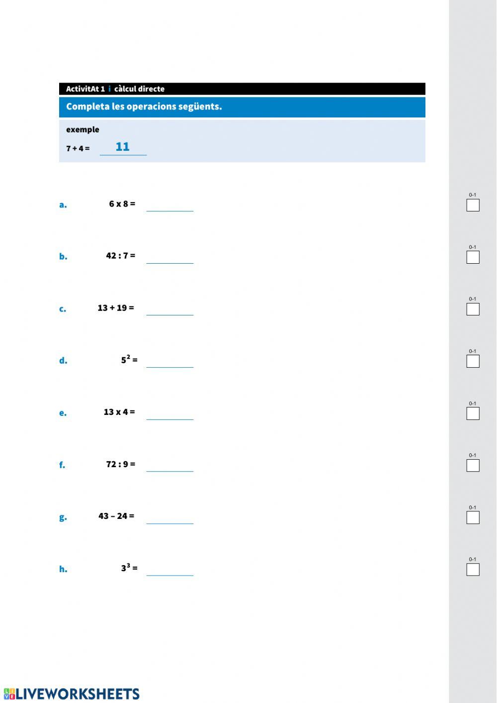 Matematiques càlcul