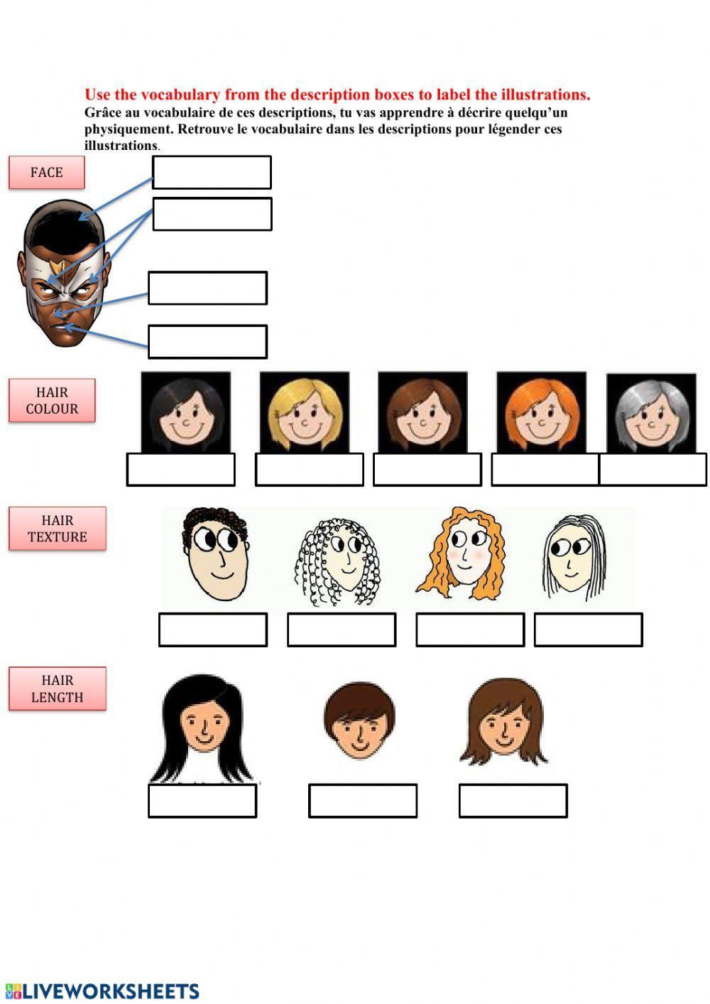 Describing a superhero