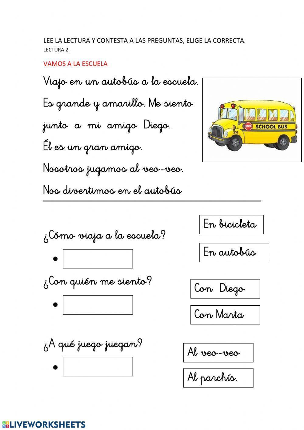 Lee y comprende Lee y comprende