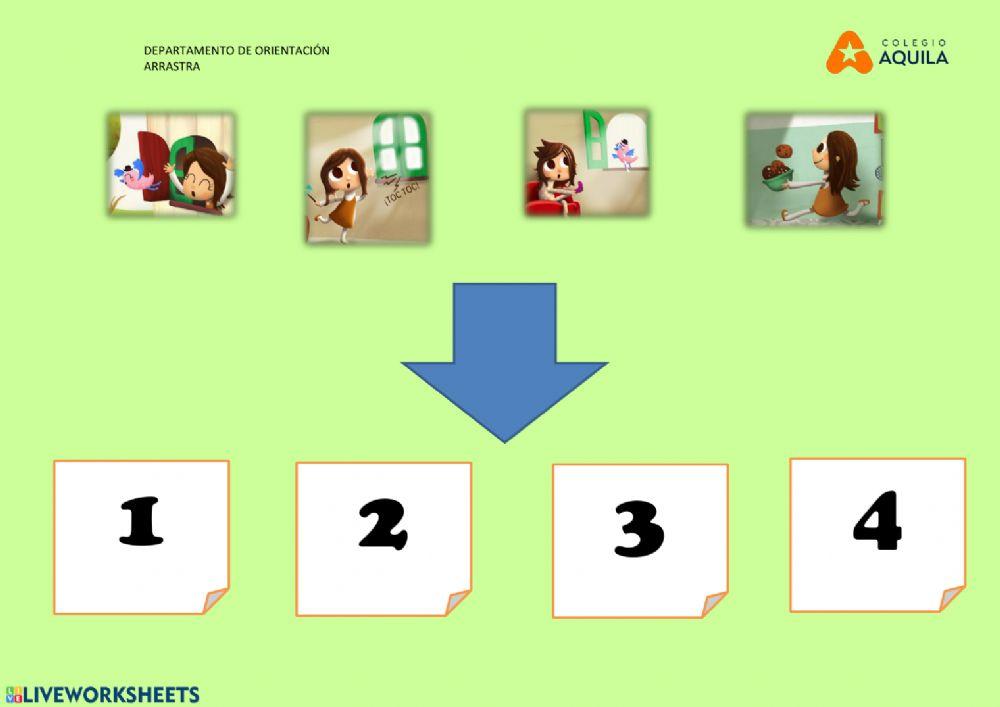 Arrastra las imagenes