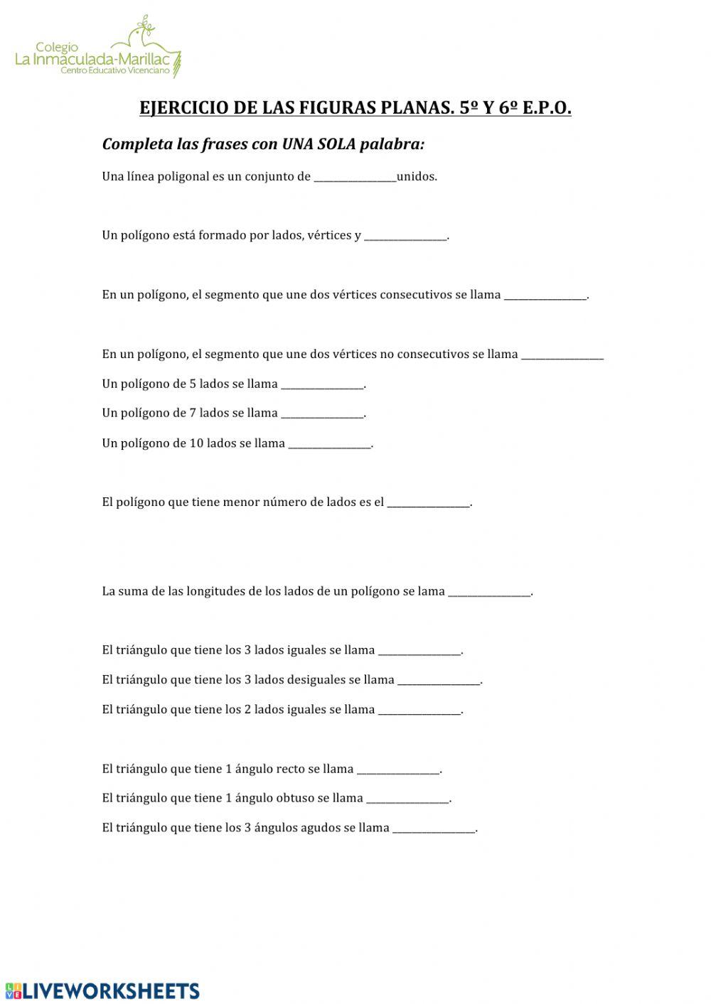 Figuras planas 5º y 6º