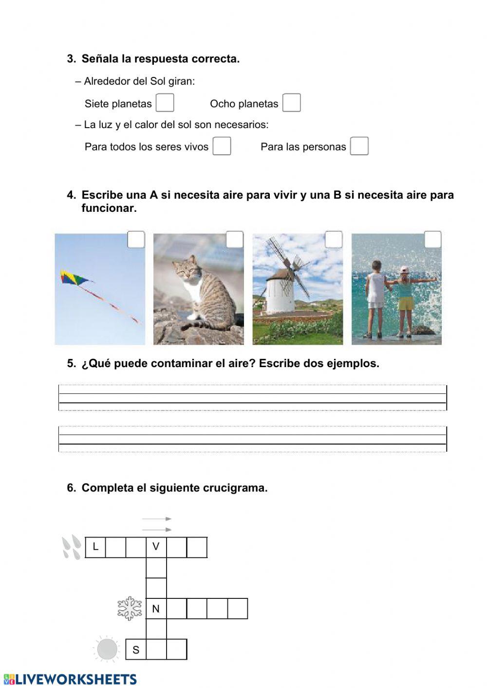 Repaso tema 5 sociales 1º E.P.