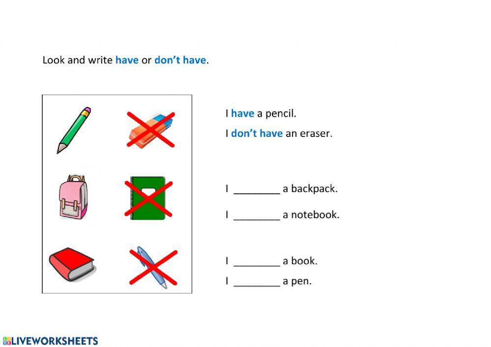 152791 Have Don t Have Kelly Pap LiveWorksheets 152791-have-don-t-have-kelly-pap-liveworksheets