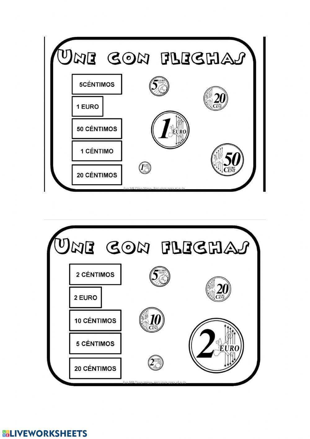 Céntimos y euros