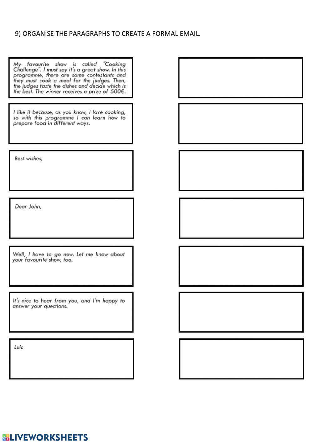 Test present perfect