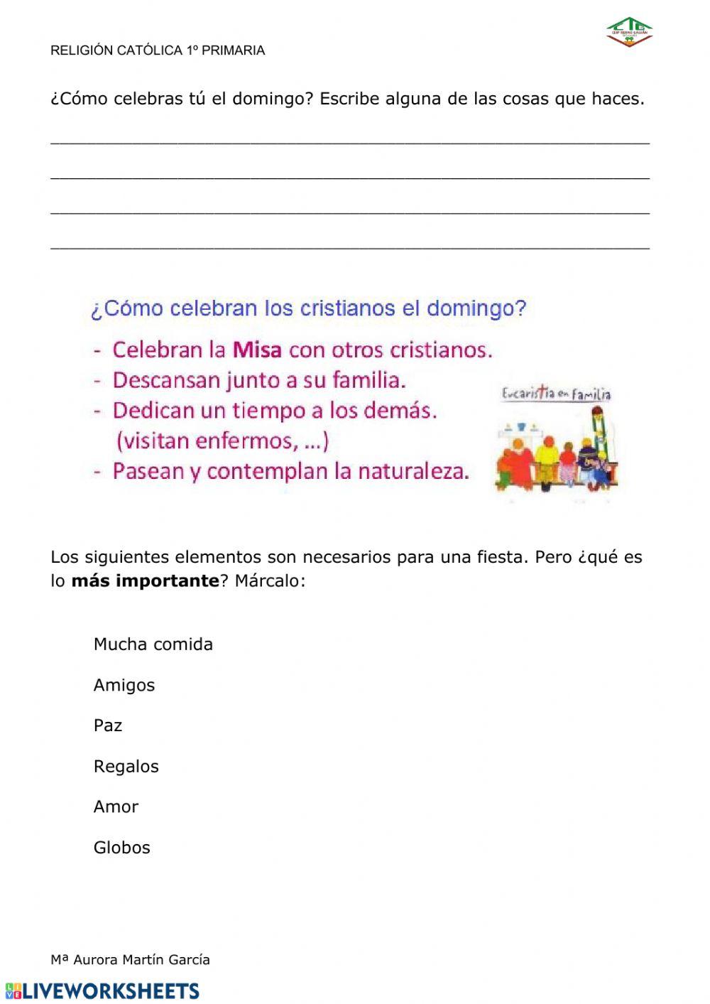 Celebramos el domingo