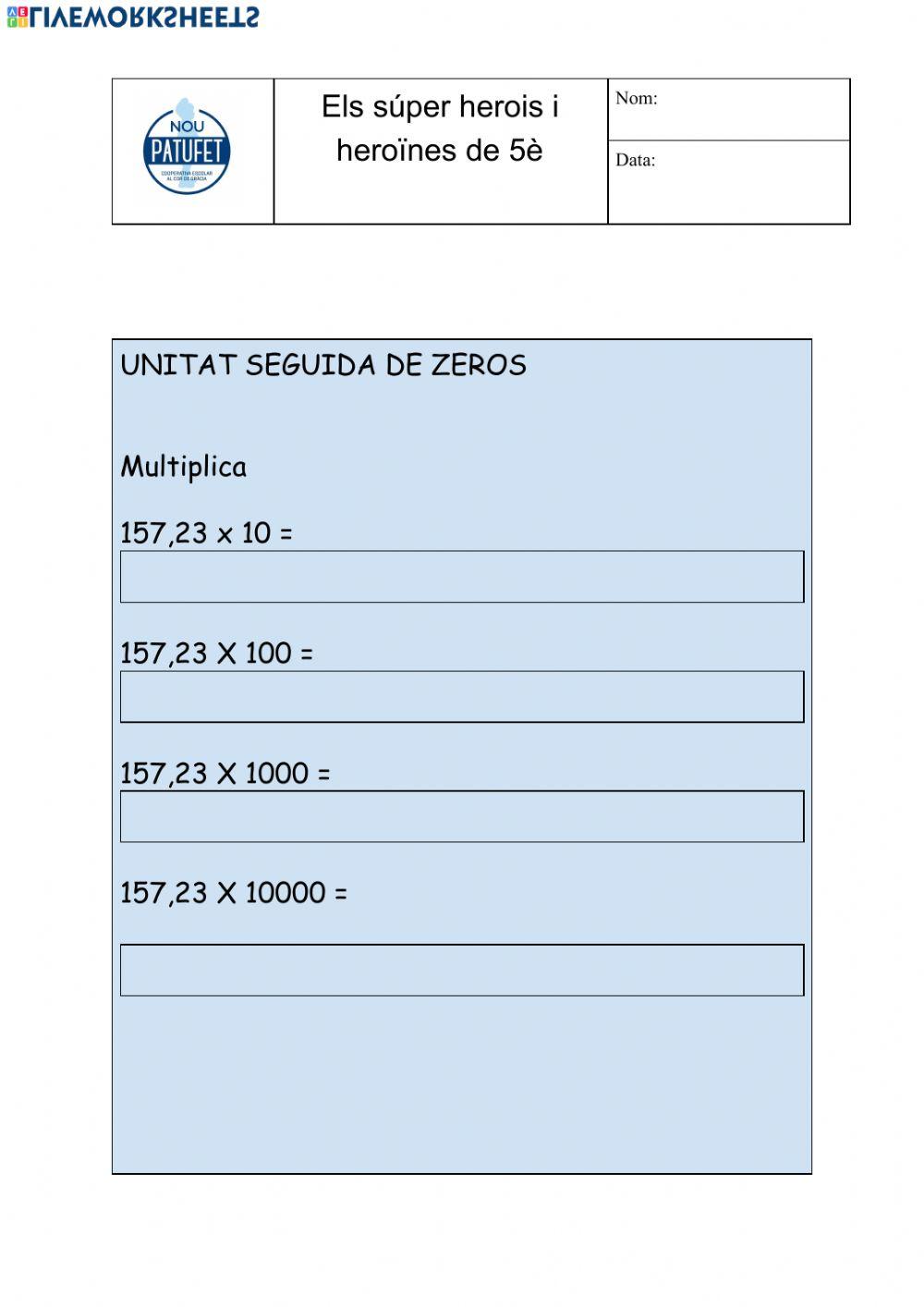 Nombre protagonista del dia