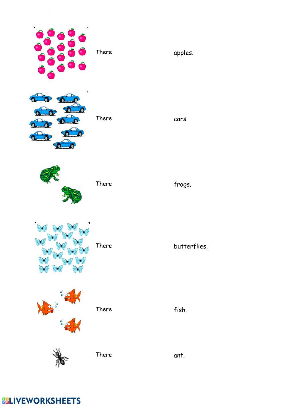 There is-are + numbers