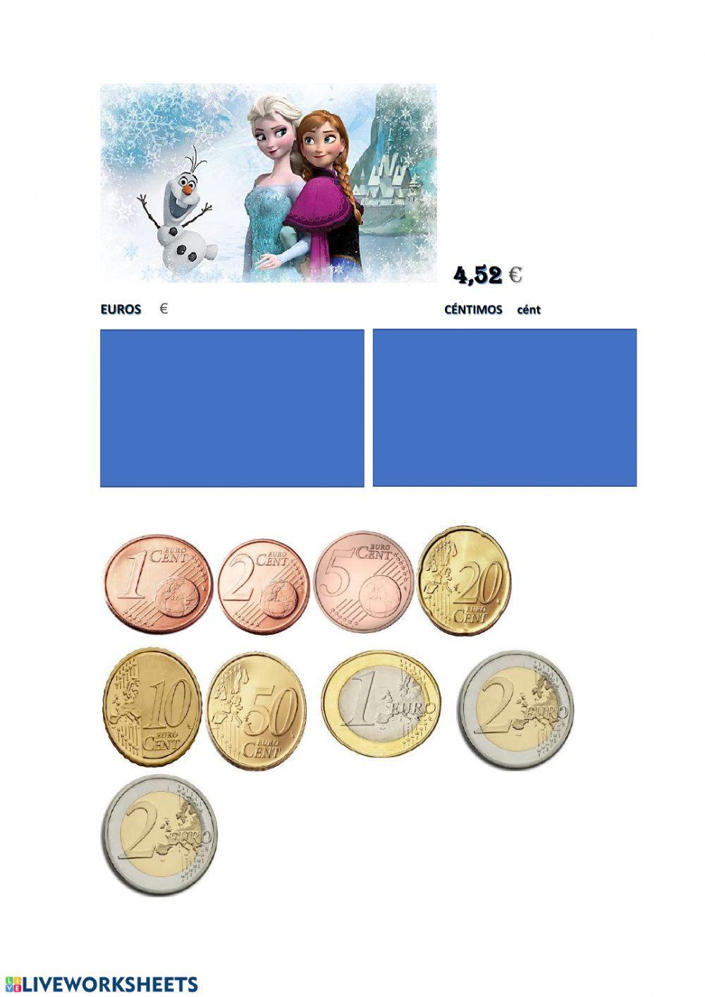 Céntimos y euros