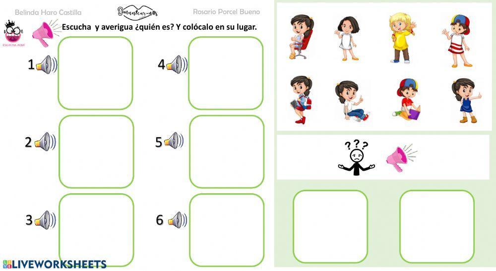 Descripción de personajes: niñas Descripción de personajes: niñas