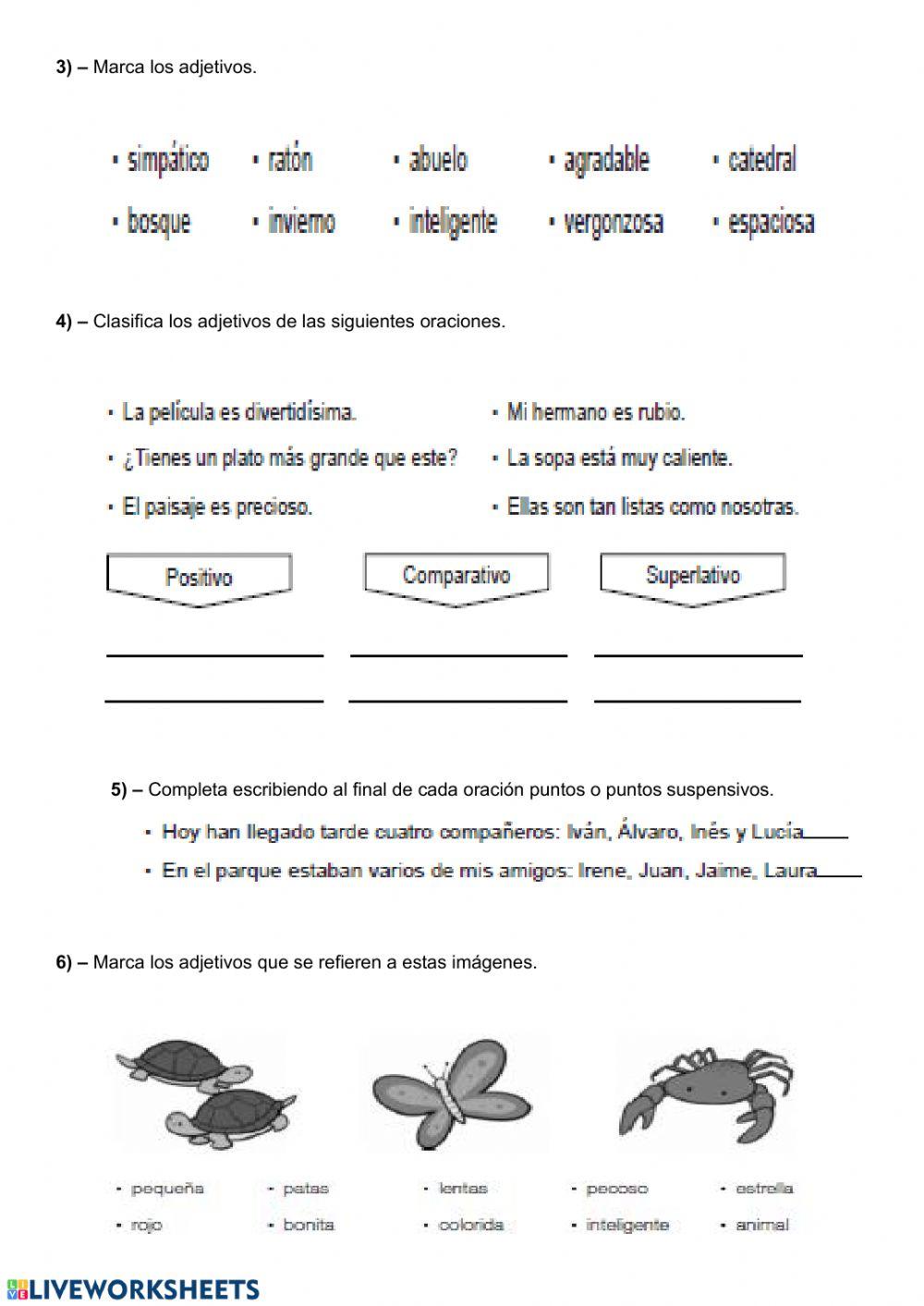 Evaluación Lengua Tema 10