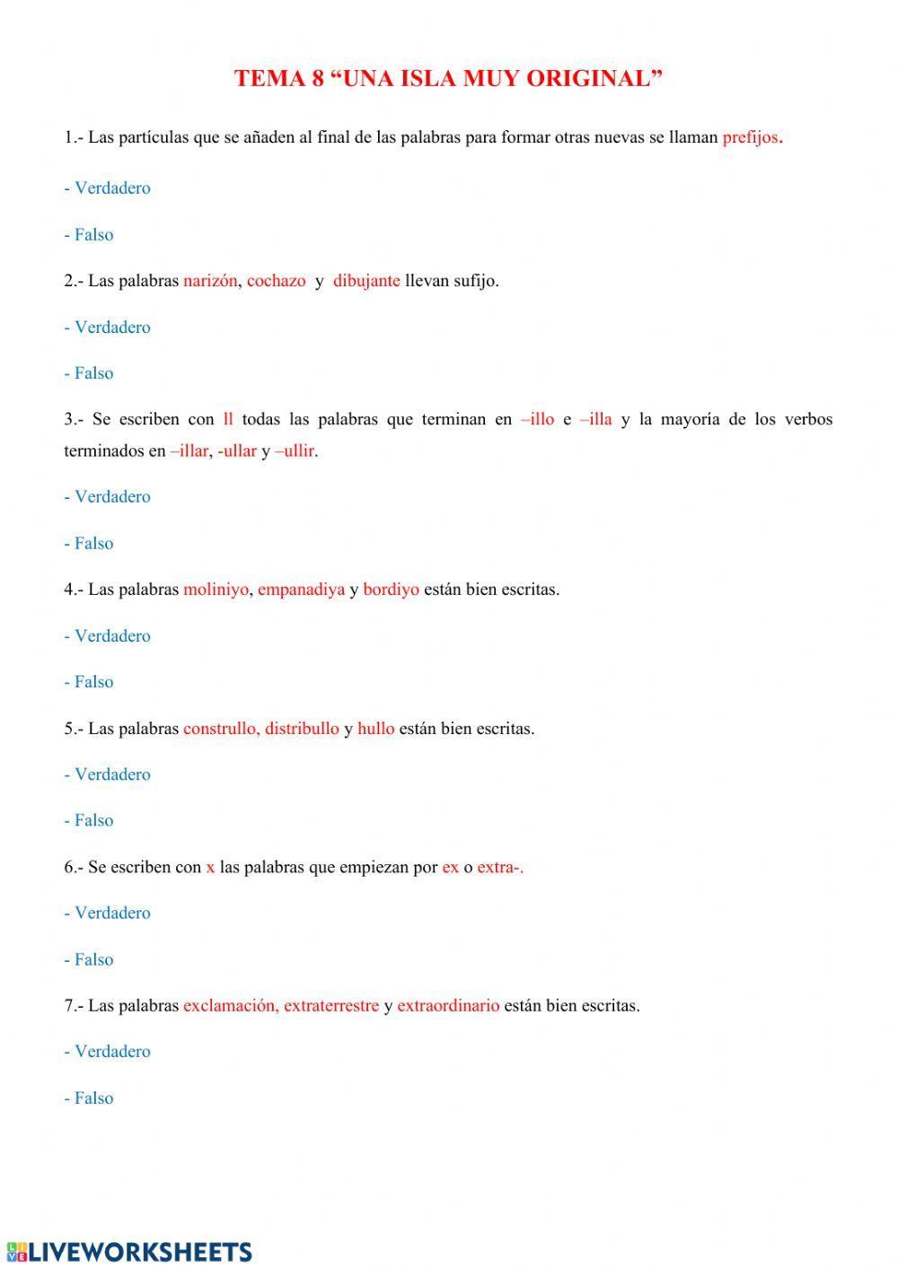 DETERMINANTES POSESIVOS Y ORTOGRAFÍA