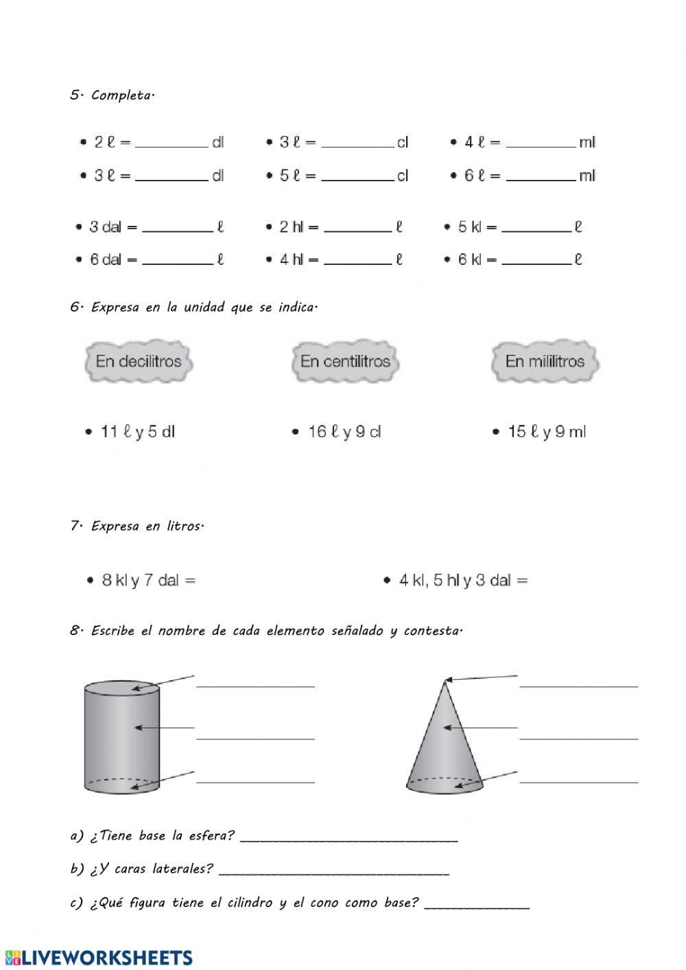 Repaso de matemáticas abril