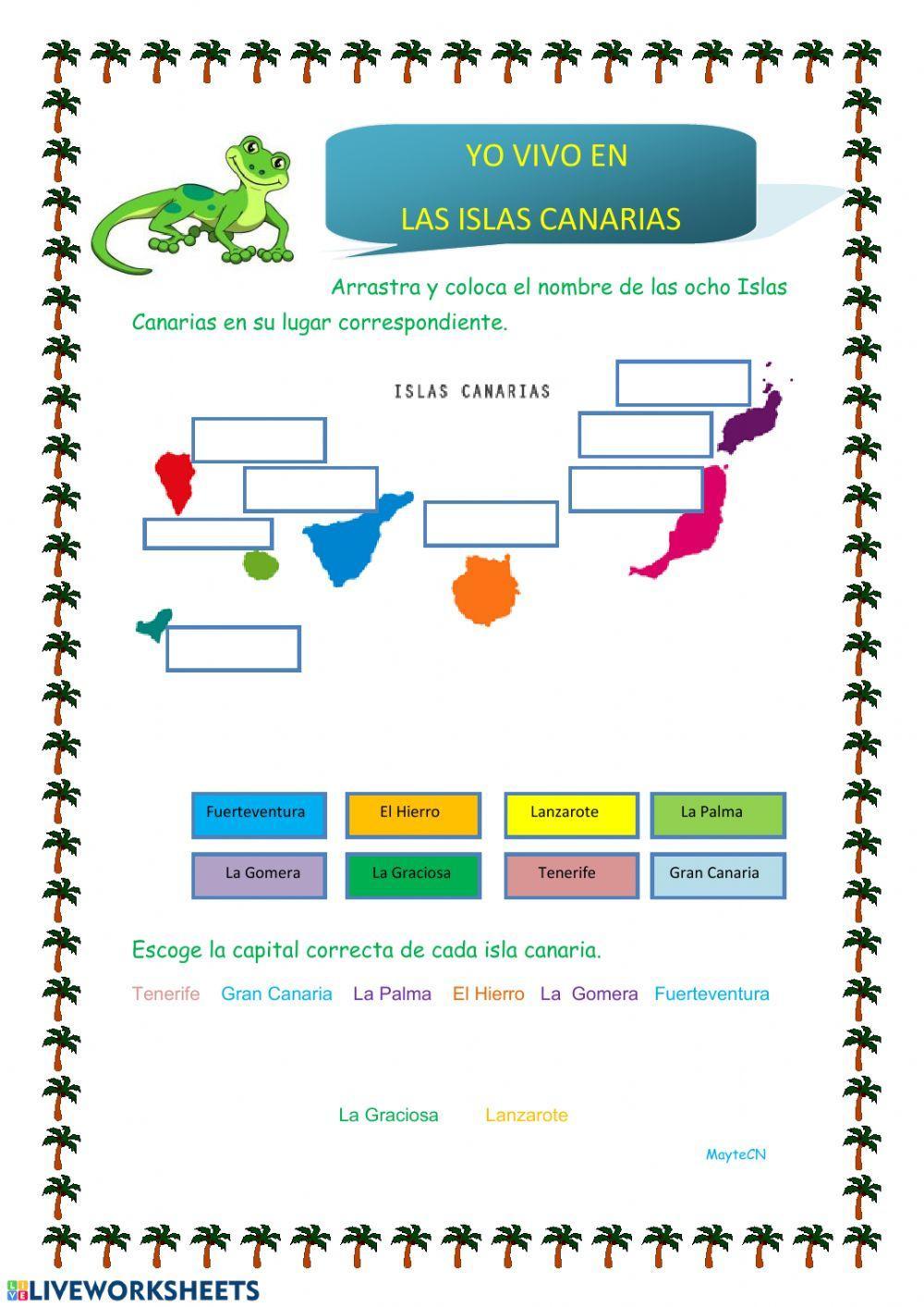 Yo vivo en las Islas Canarias