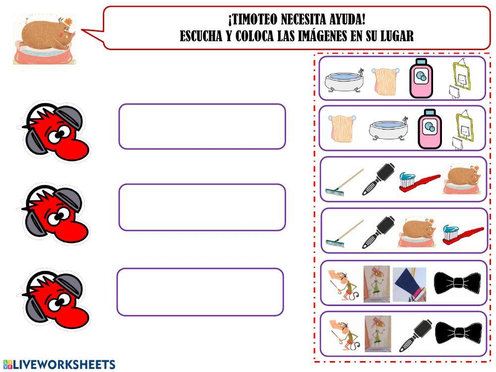 Memoria auditiva cuatro elementos