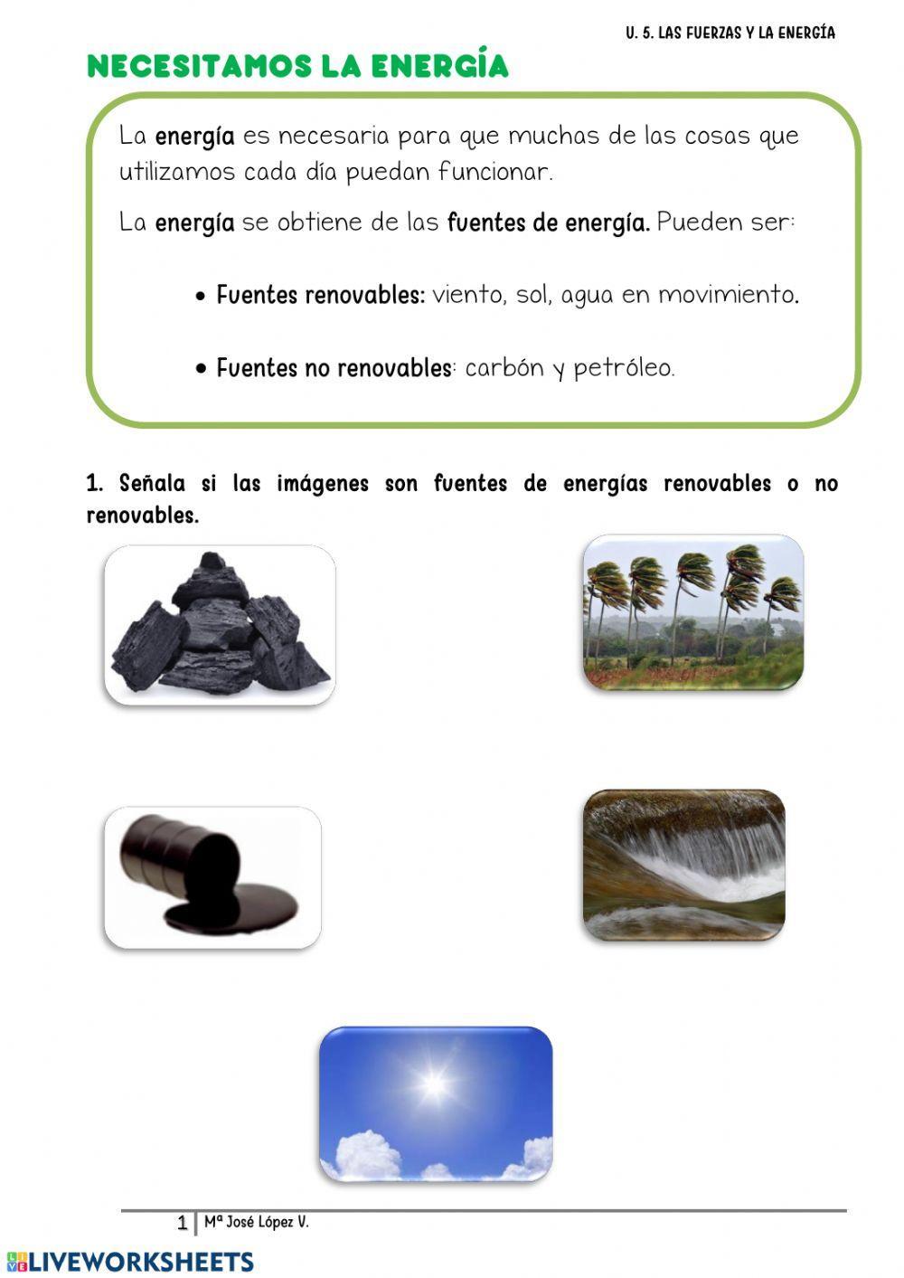 Necesitamos la energía