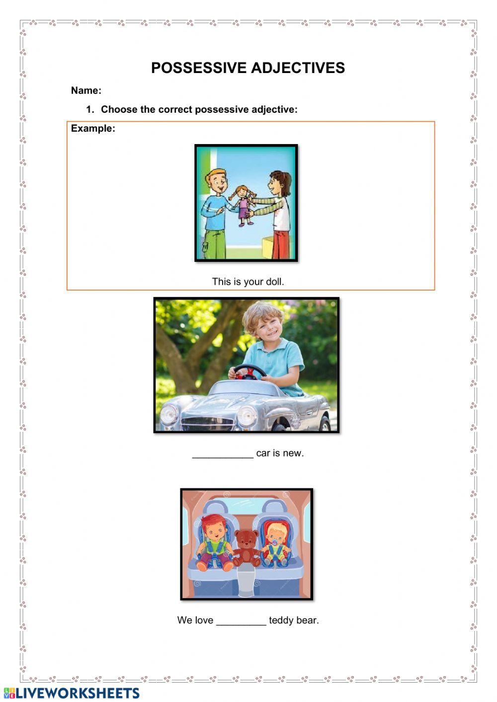 Possessive Adjectives