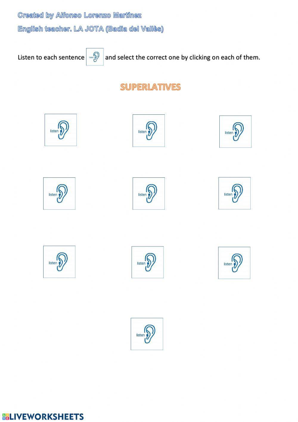 Listening: Superlatives