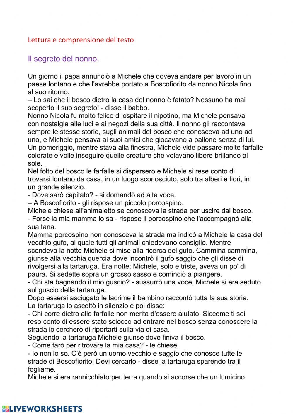 Il segreto del nonno