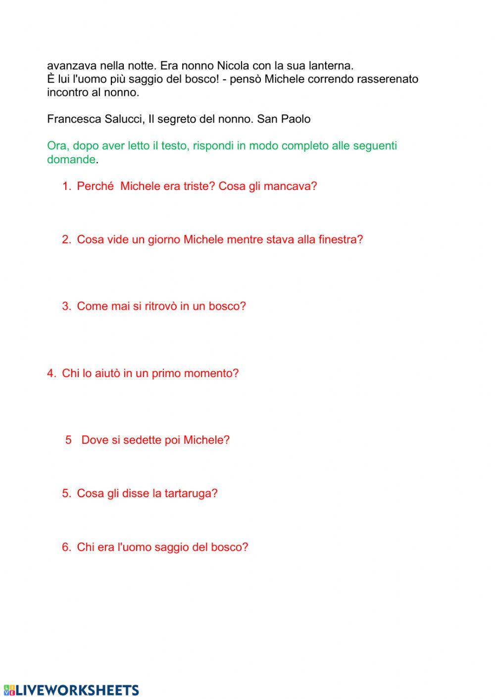 Il segreto del nonno