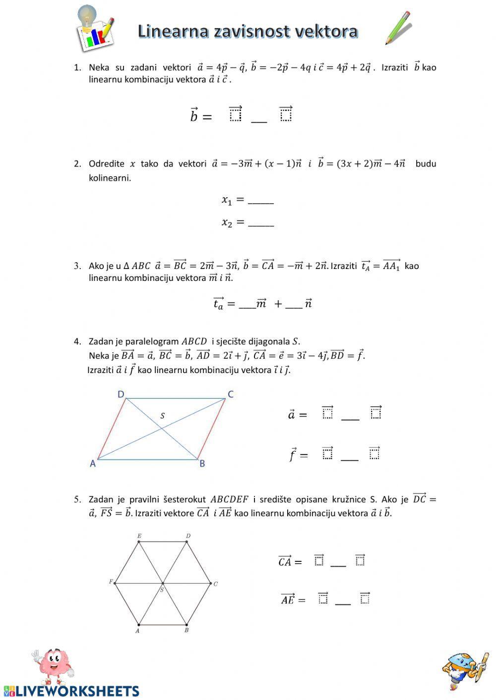 Linearna zavisnost vektora