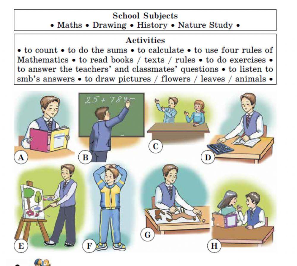 Activities at school